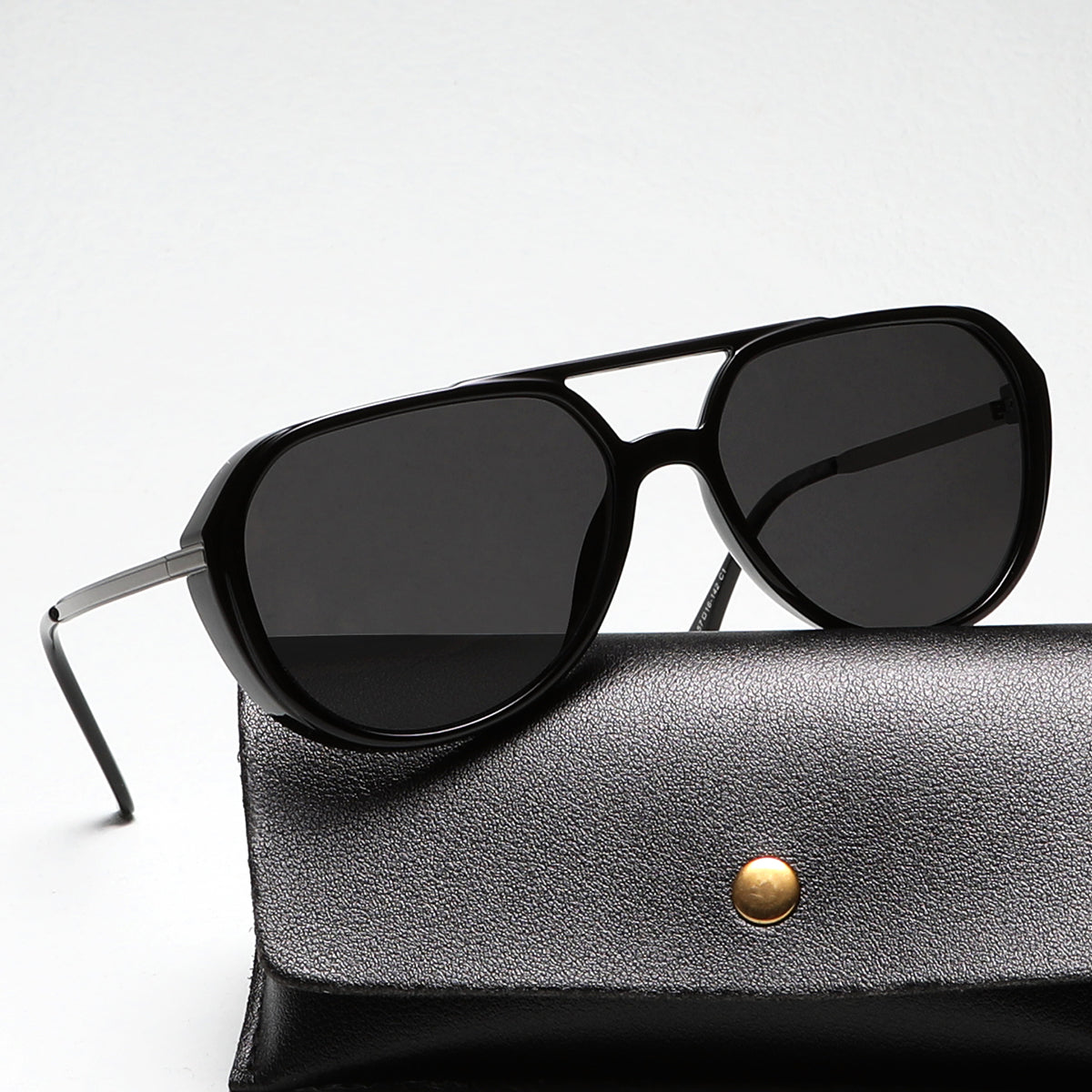 Men Retro Casual Pilot All-Match Polarized Sunglasses