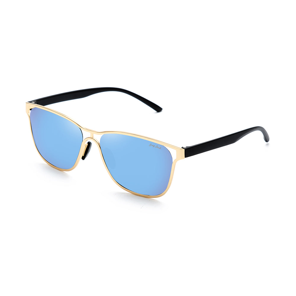 Gold Frame Ice Blue Lens