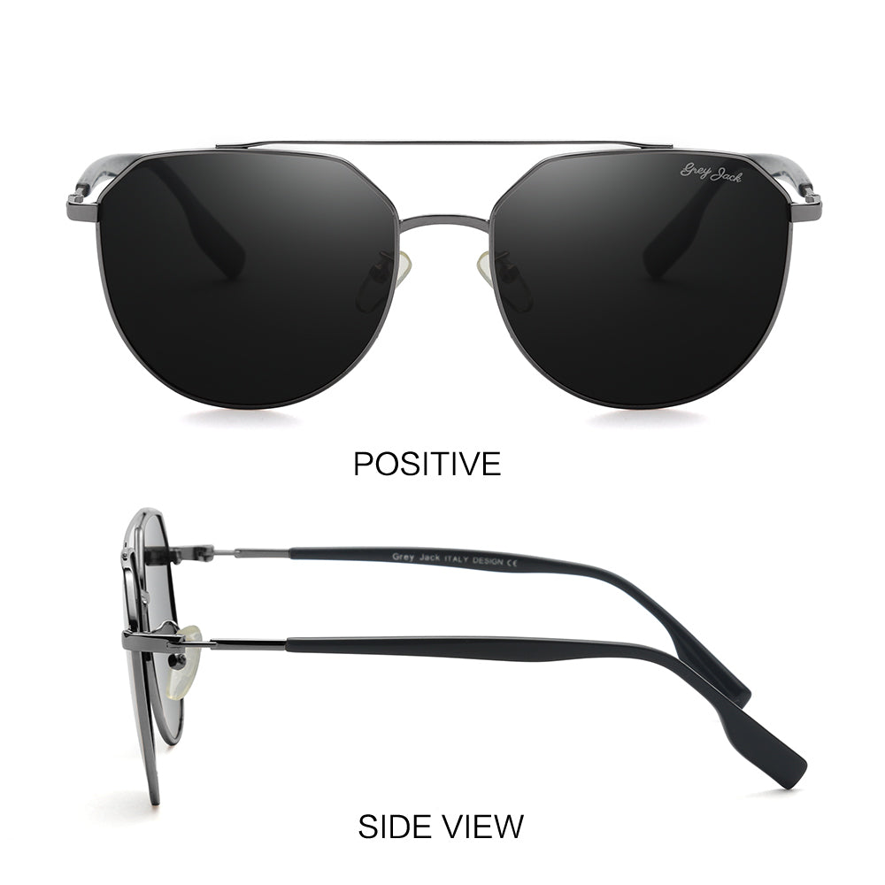 Gun Frame Black Lens