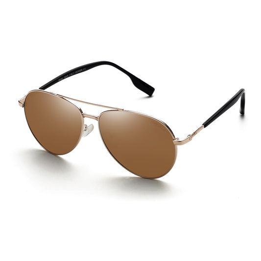 Gold Frame Brown Lens