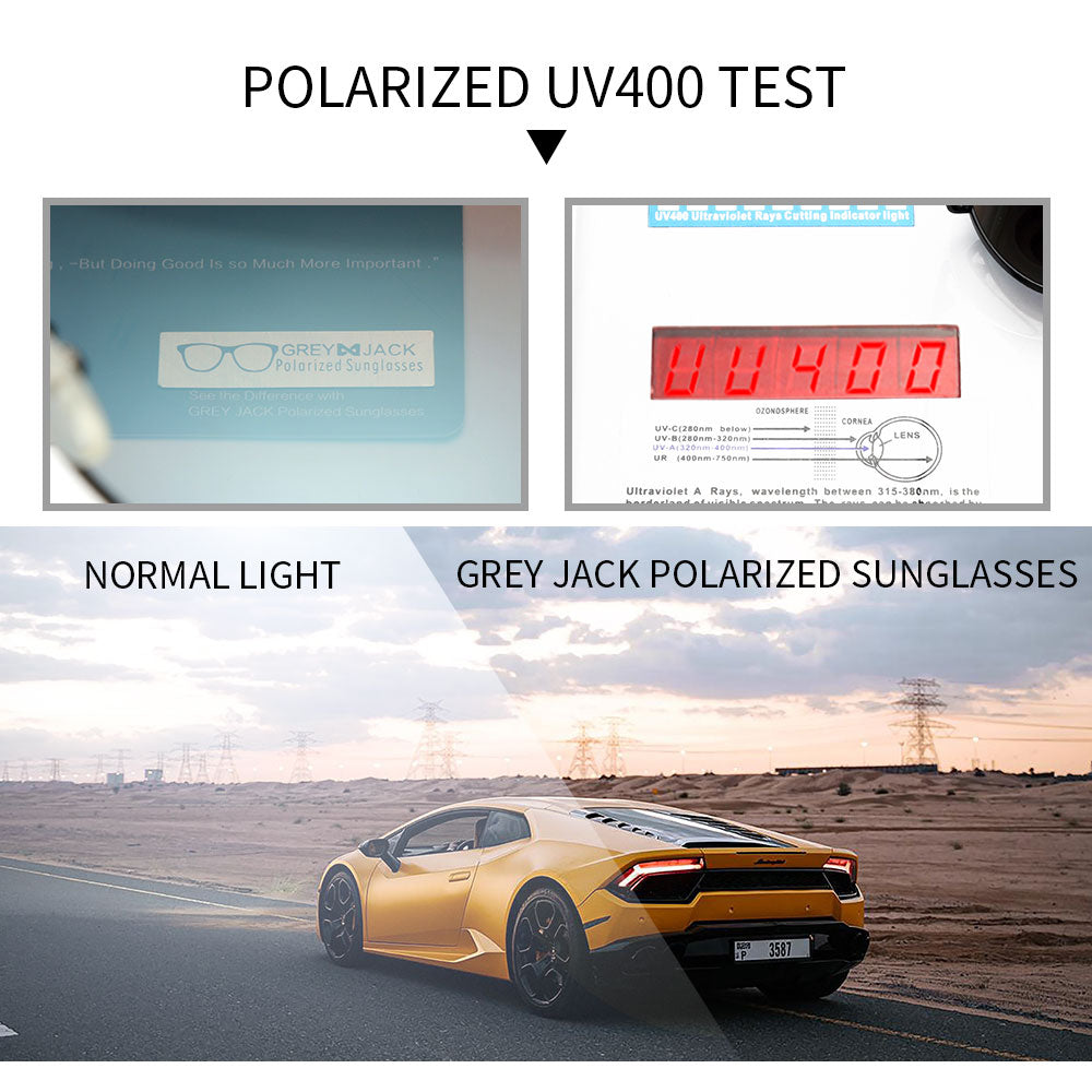 Silver Black Frame Sky Blue Lens