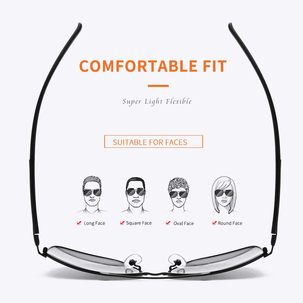 Black Frame Black Lens