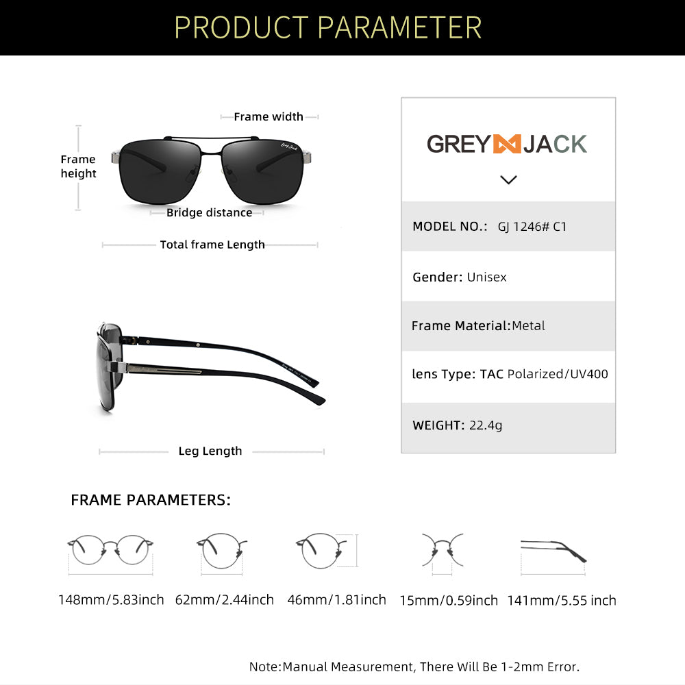 Black Frame Black Lens