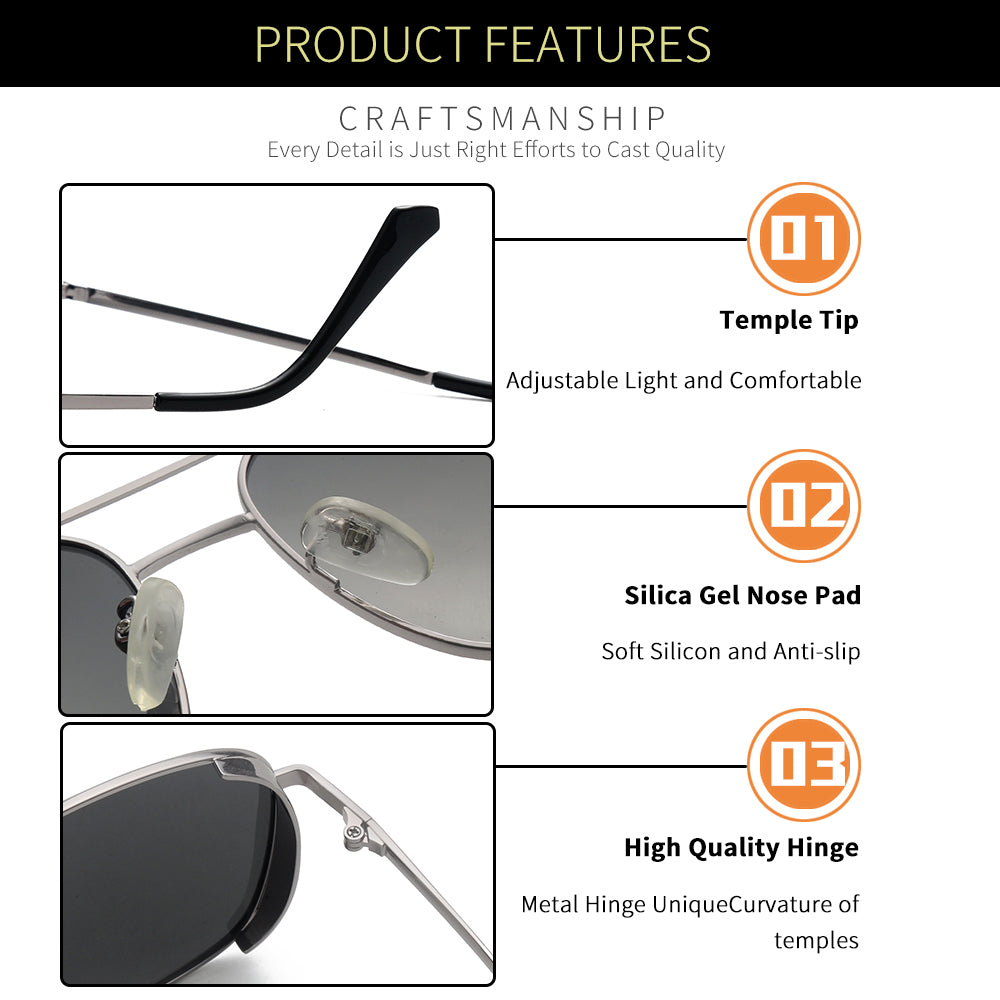 Gun Frame Black Lens