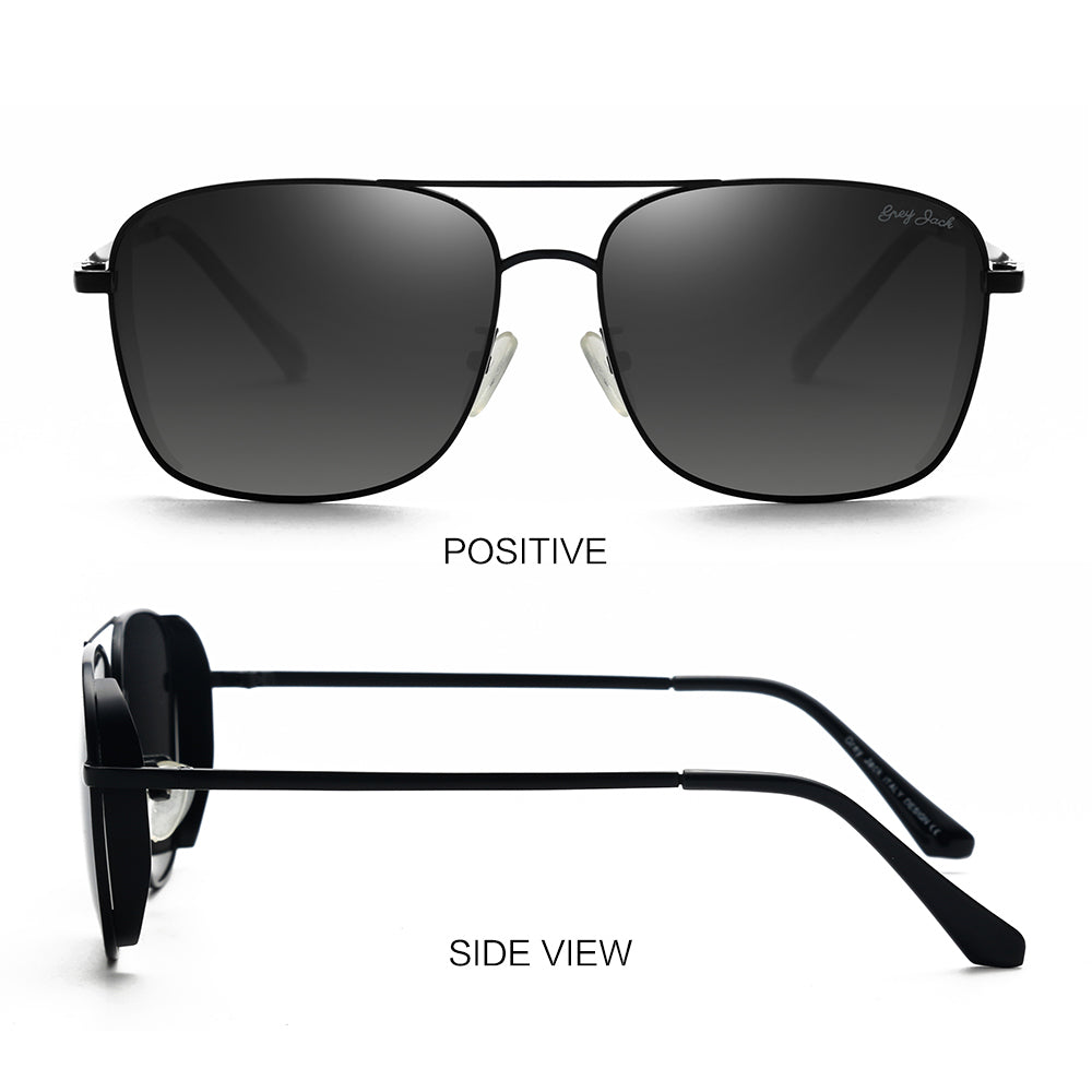Black Frame Double Black Lens