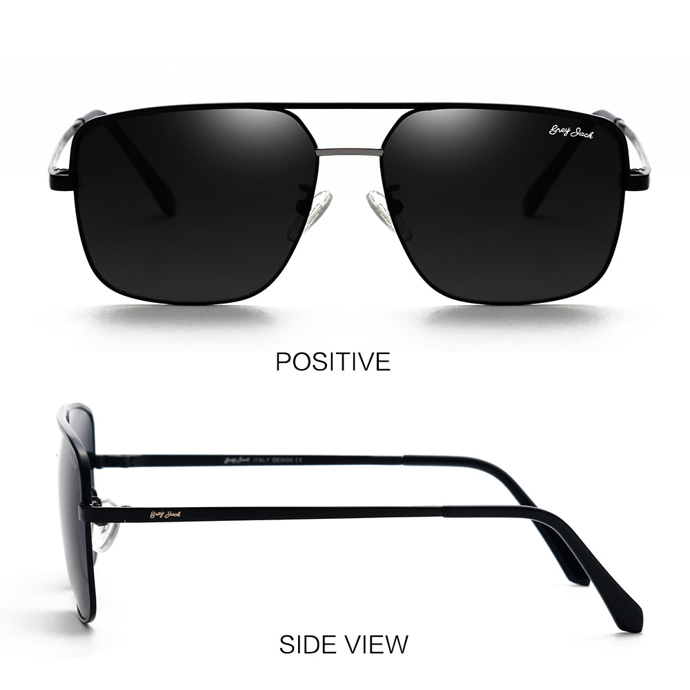 Black Gun Frame Black Lens