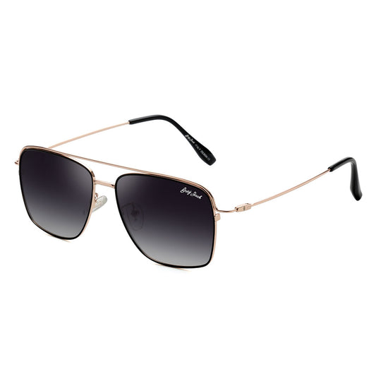 Gold Black Frame Double Black Lens