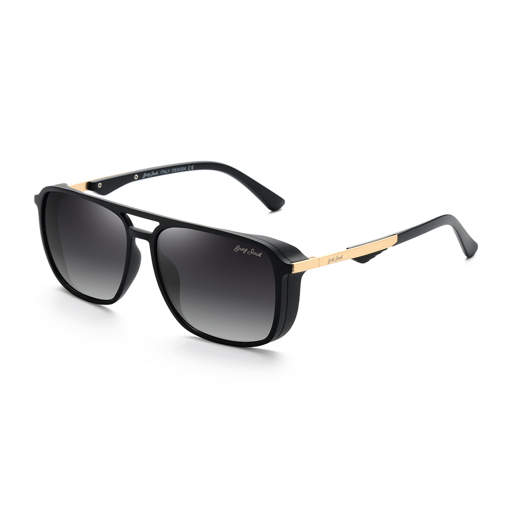 Matte Black Frame Double Black Lens