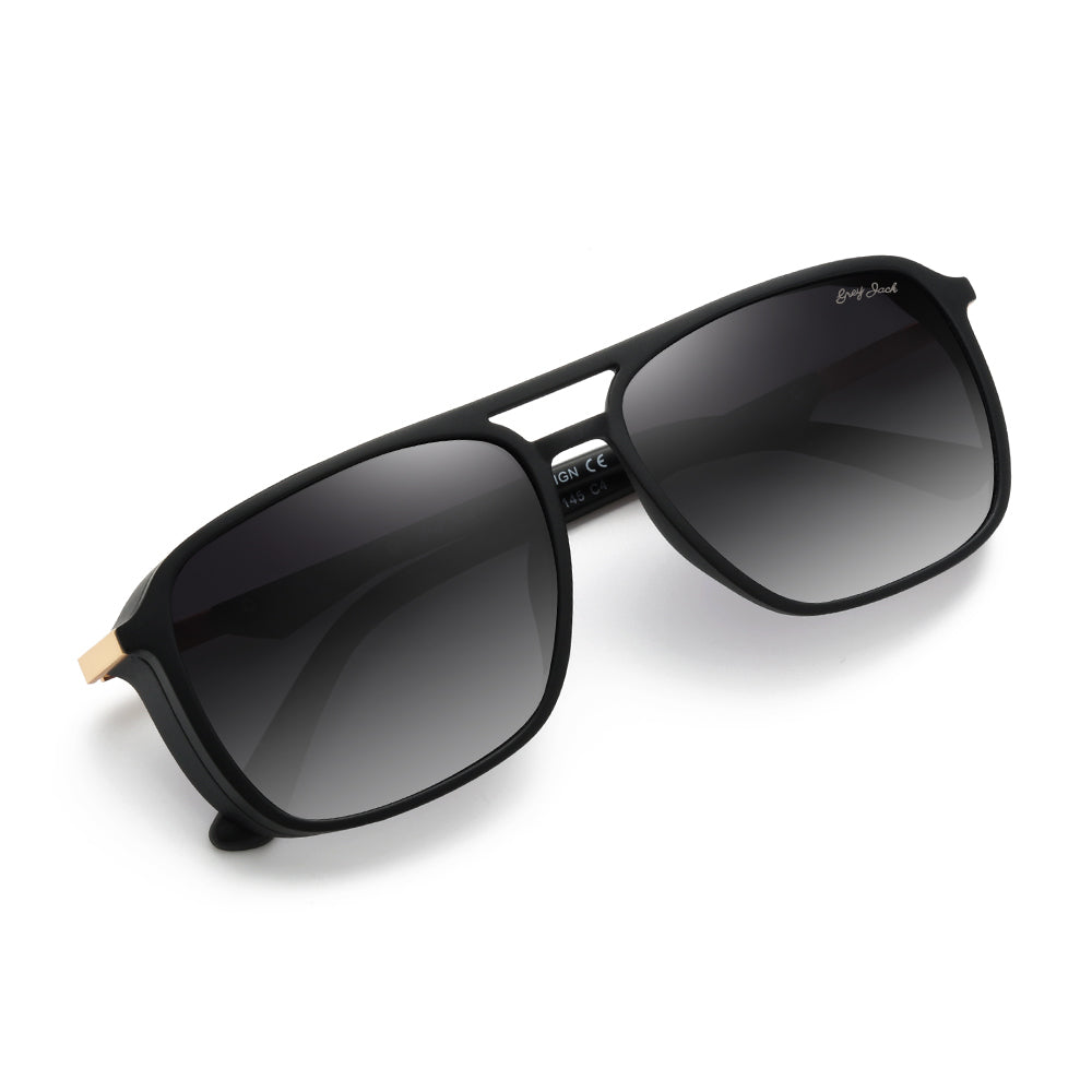Matte Black Frame Double Black Lens