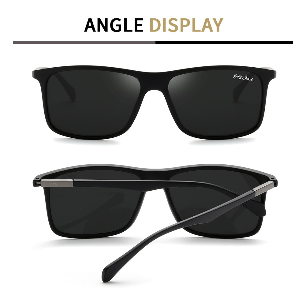 Matte Black Frame Black Lens