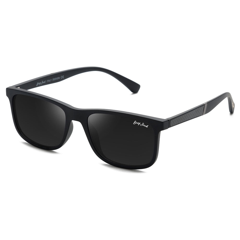Matte Black Frame Black Lens