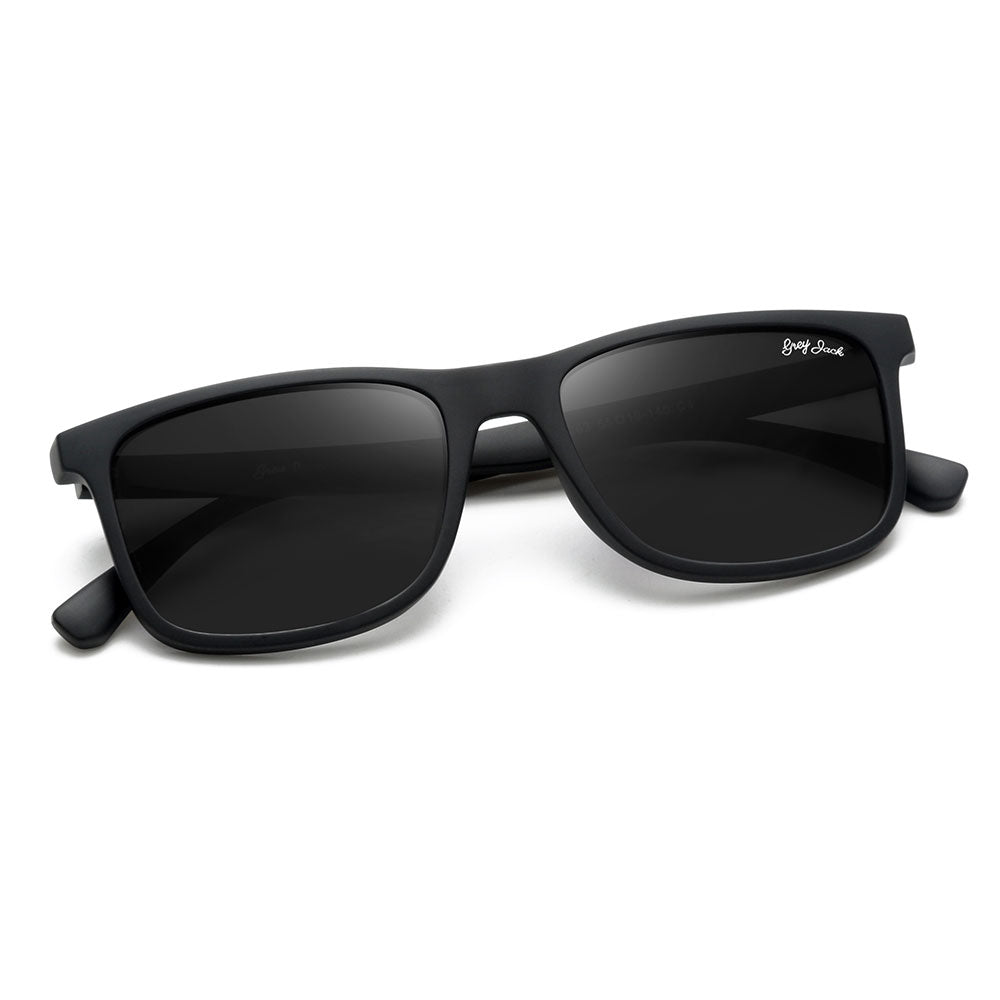 Matte Black Frame Black Lens