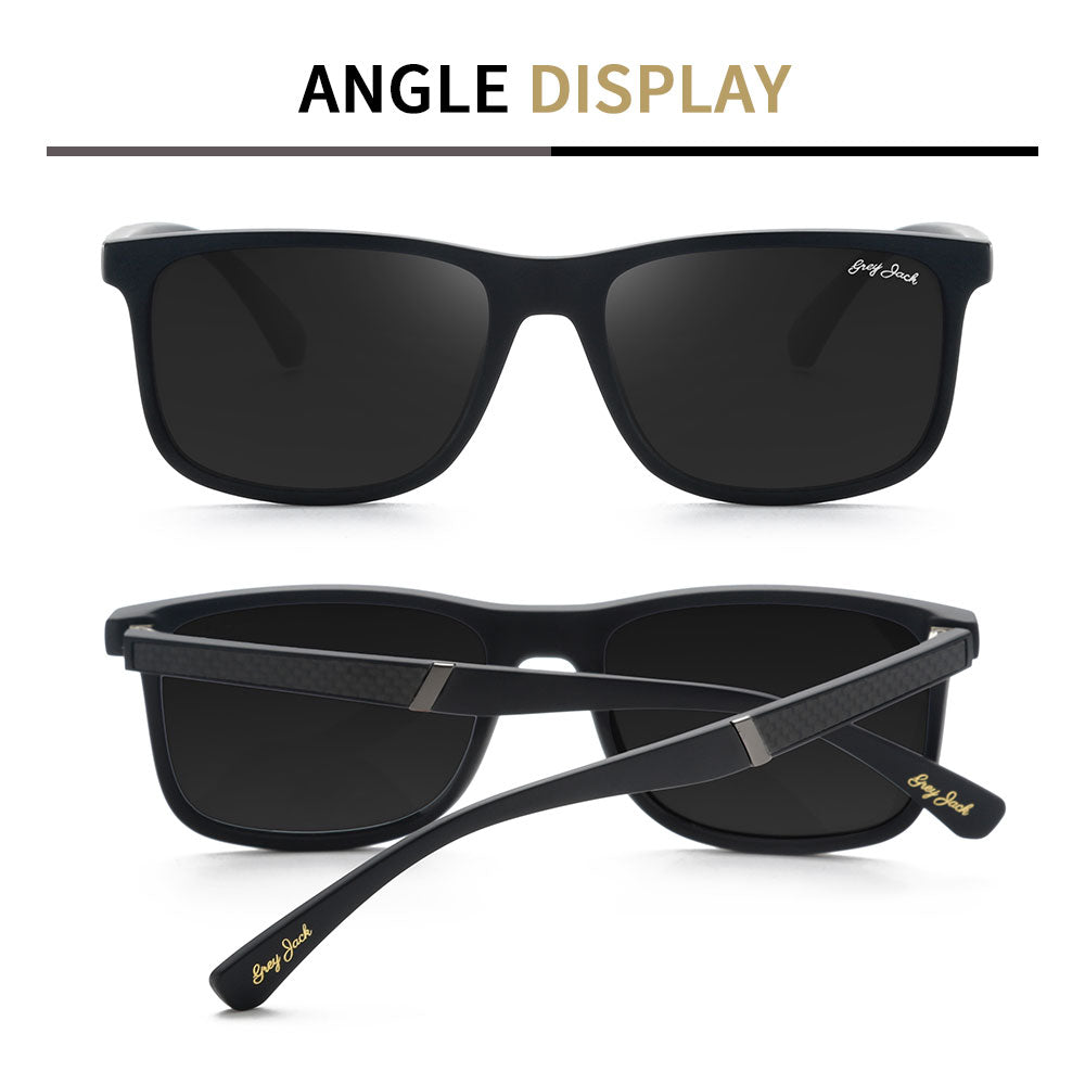 Matte Black Frame Black Lens