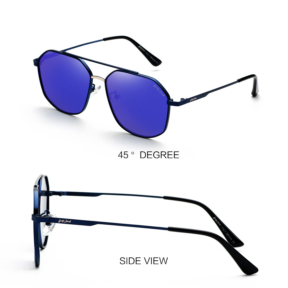 Blue (Gold) Frame Blue Lens