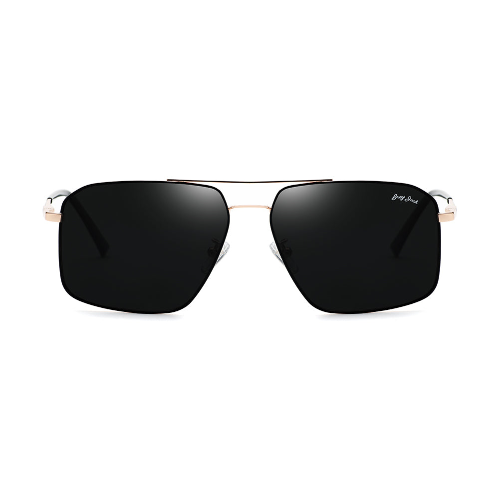 Black Gold Frame Black Lens