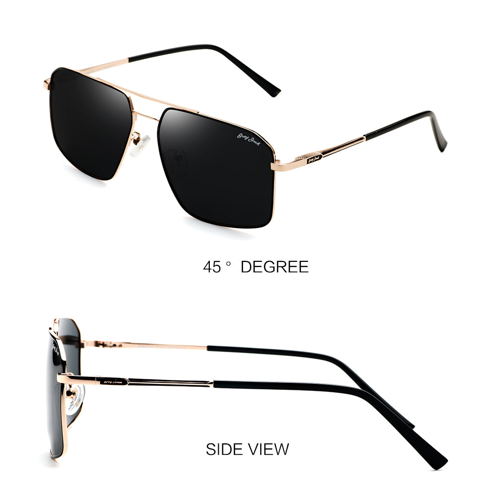 Black Gold Frame Black Lens