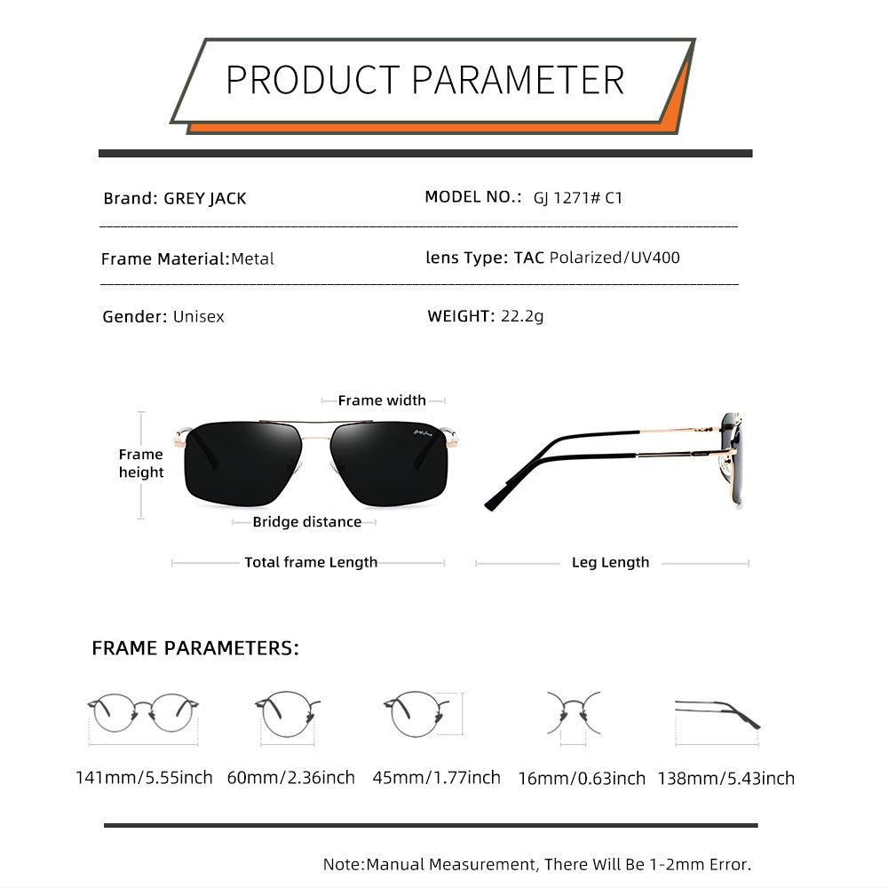 Black Gold Frame Black Lens