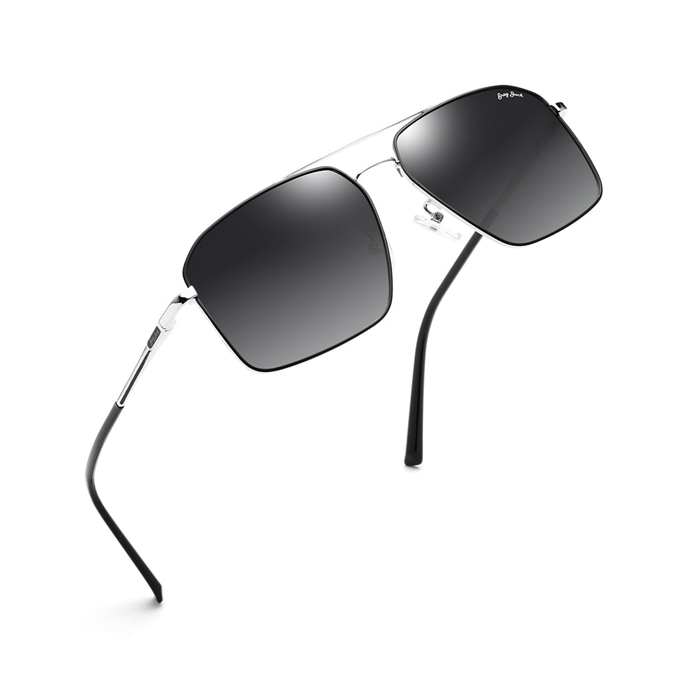Black Gun Frame Double Black Lens