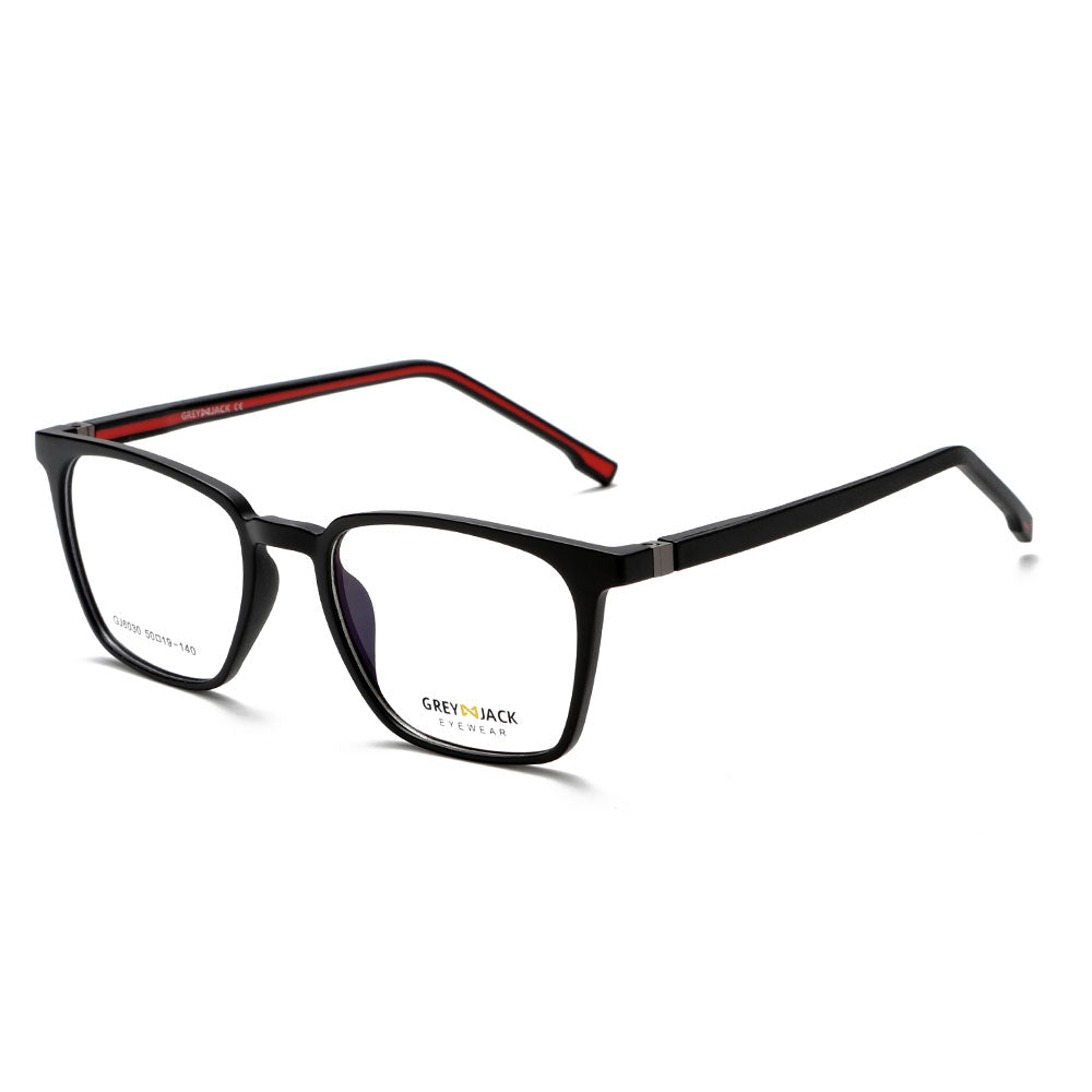 Matte Black Red Frame