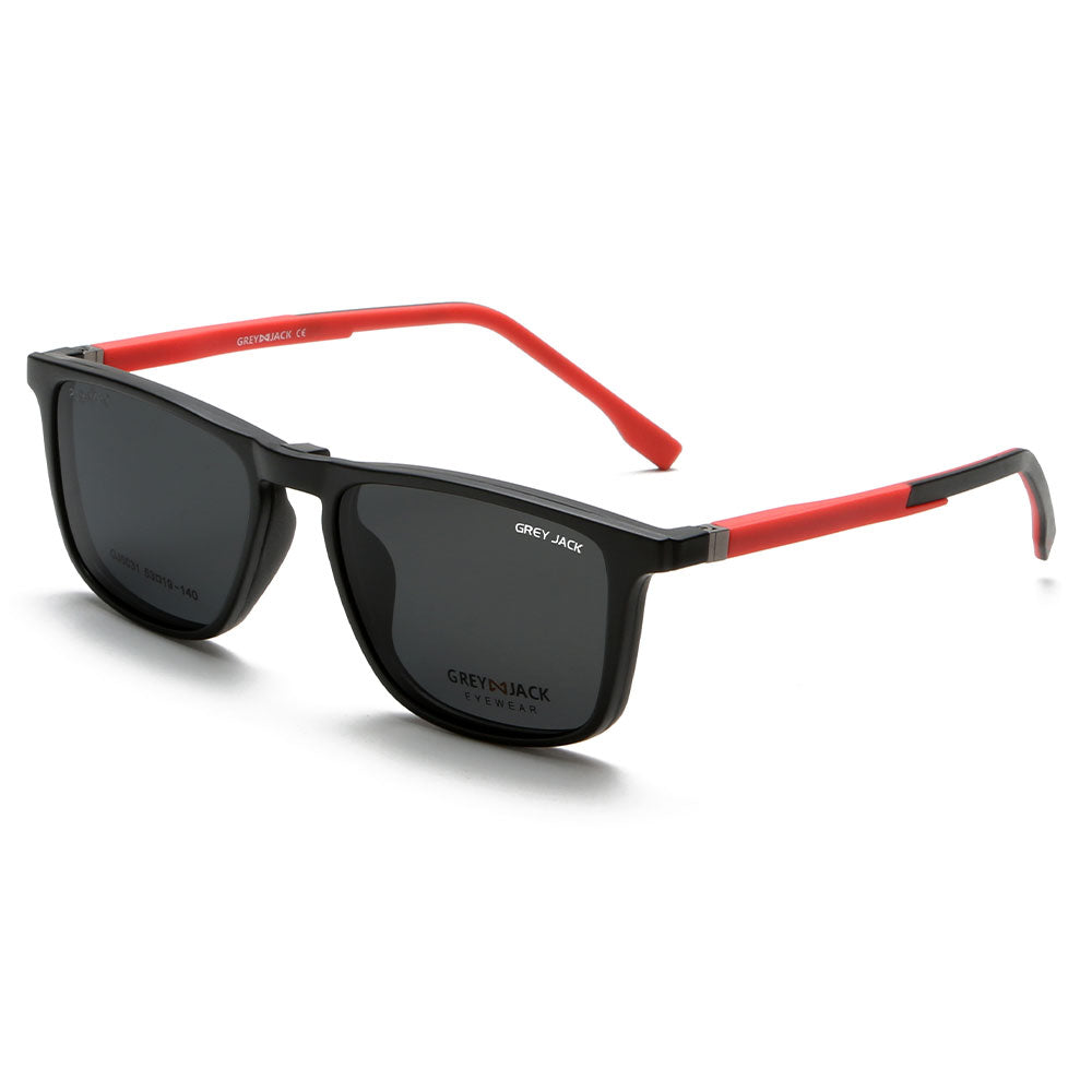 Matte Black Red Frame