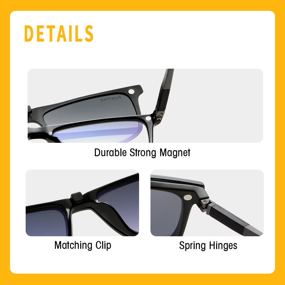 Shine Black Grey Frame