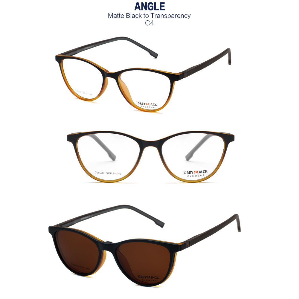 Matte Black Brown Frame