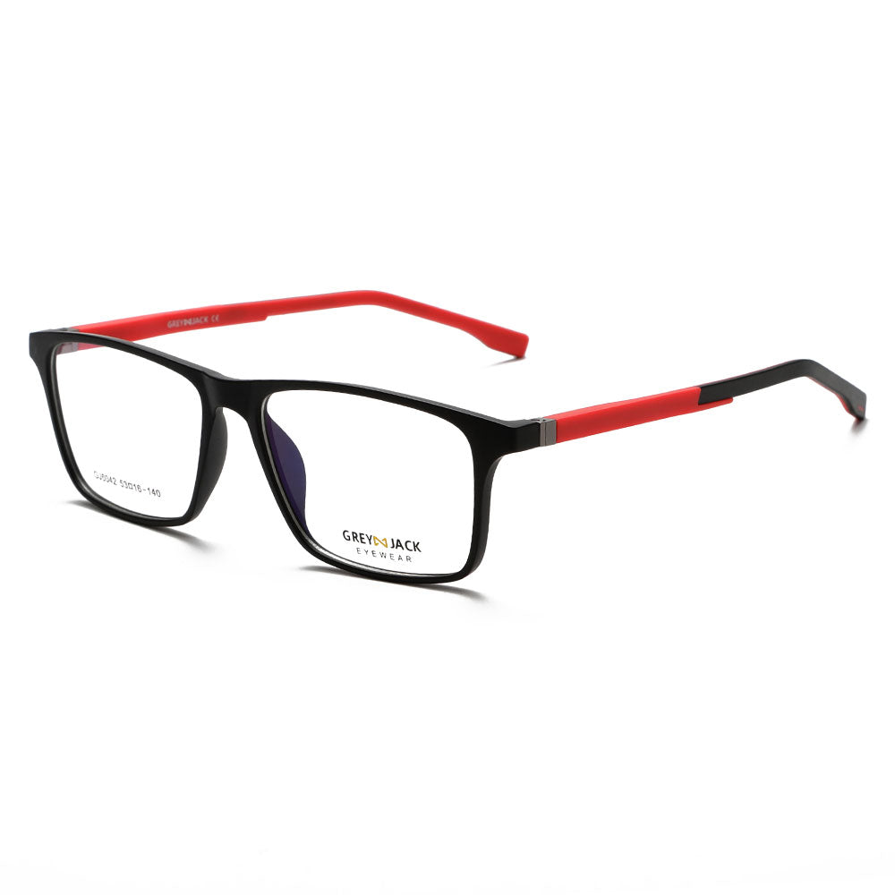 Matte Black Red Frame