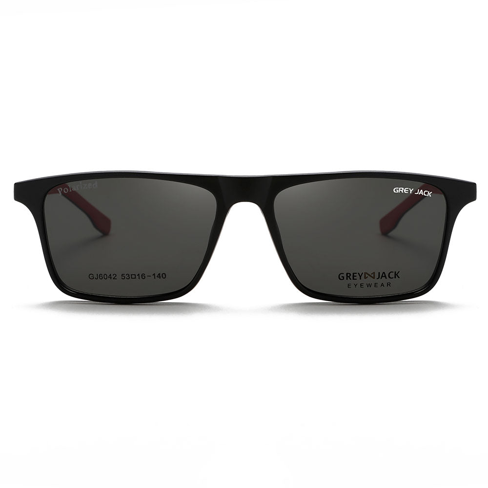 Matte Black Red Frame