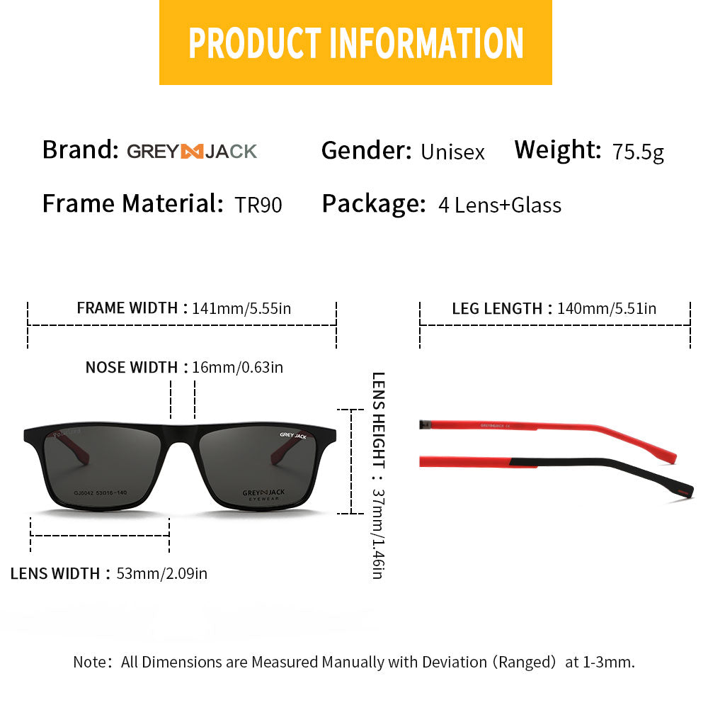Matte Black Red Frame
