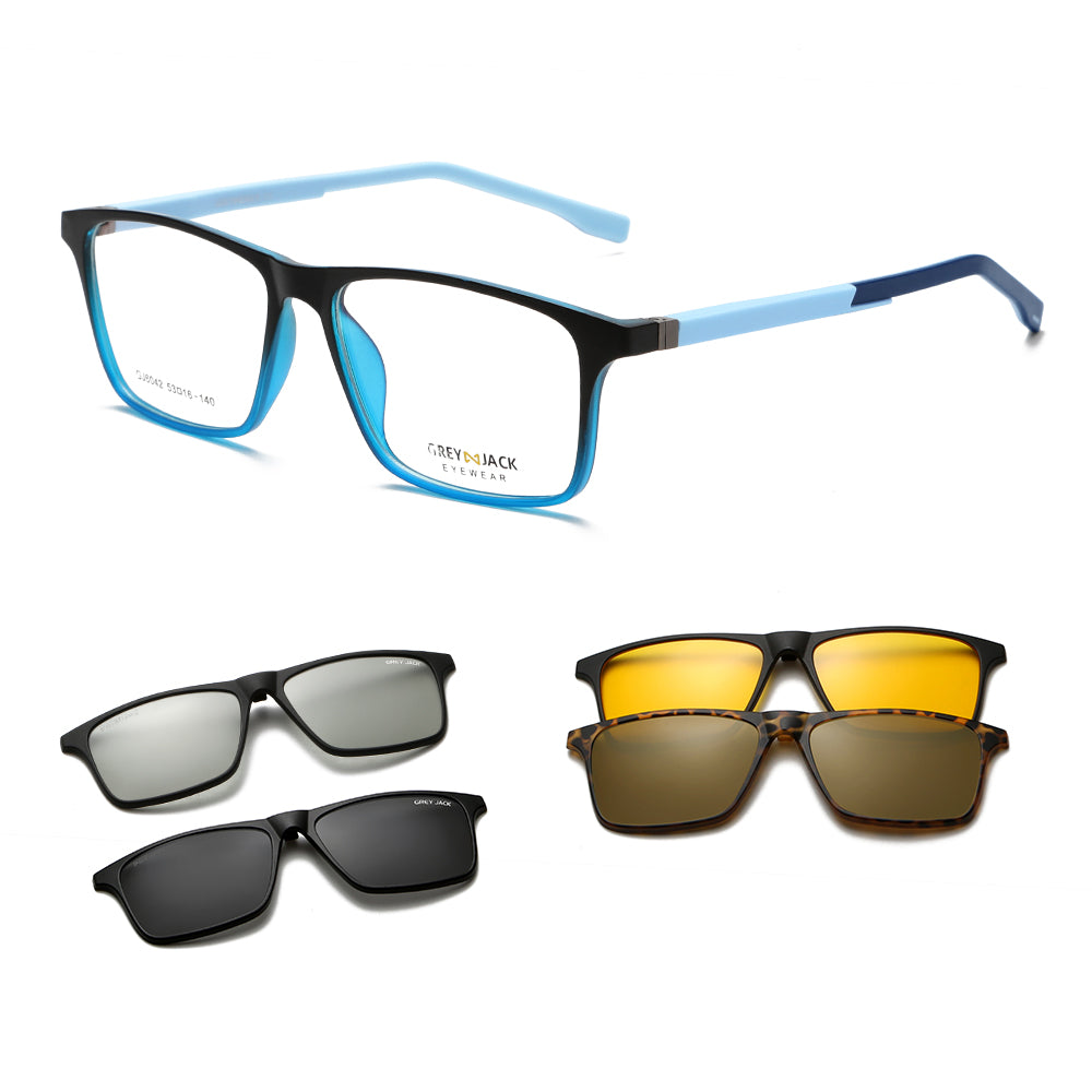 Black Blue Frame