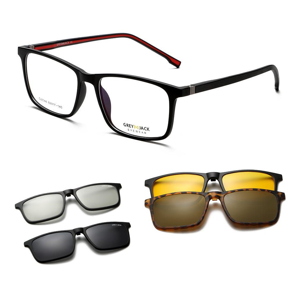 Matte Black Red Frame