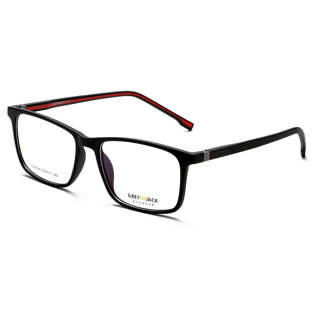 Matte Black Red Frame
