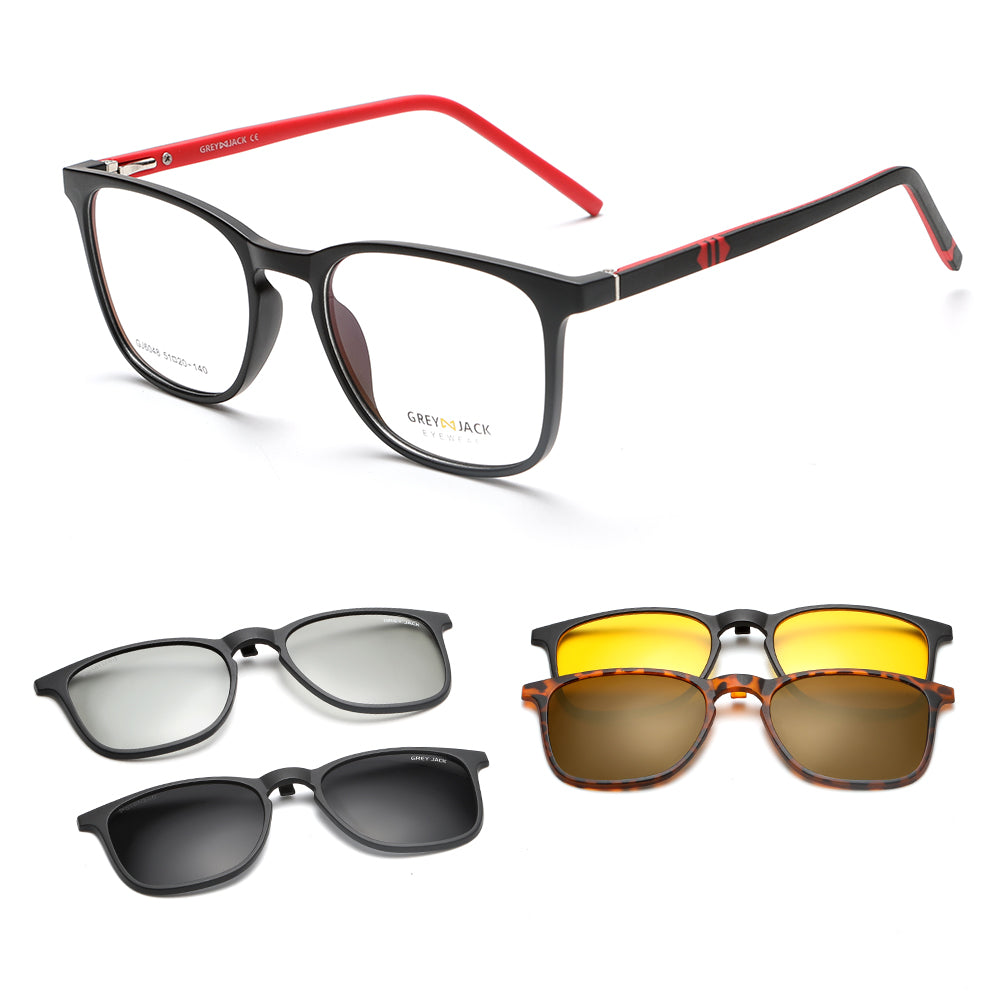 Black Red Frame