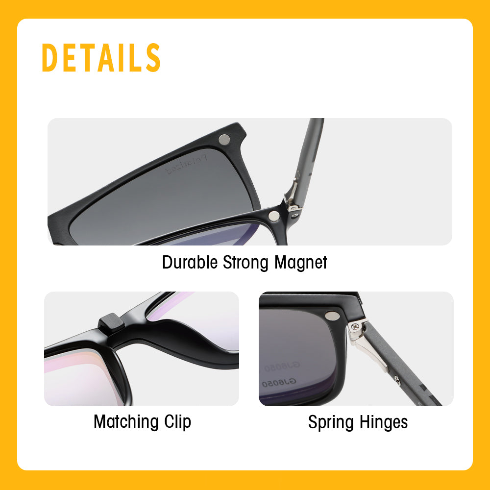 Shine Black Grey Frame