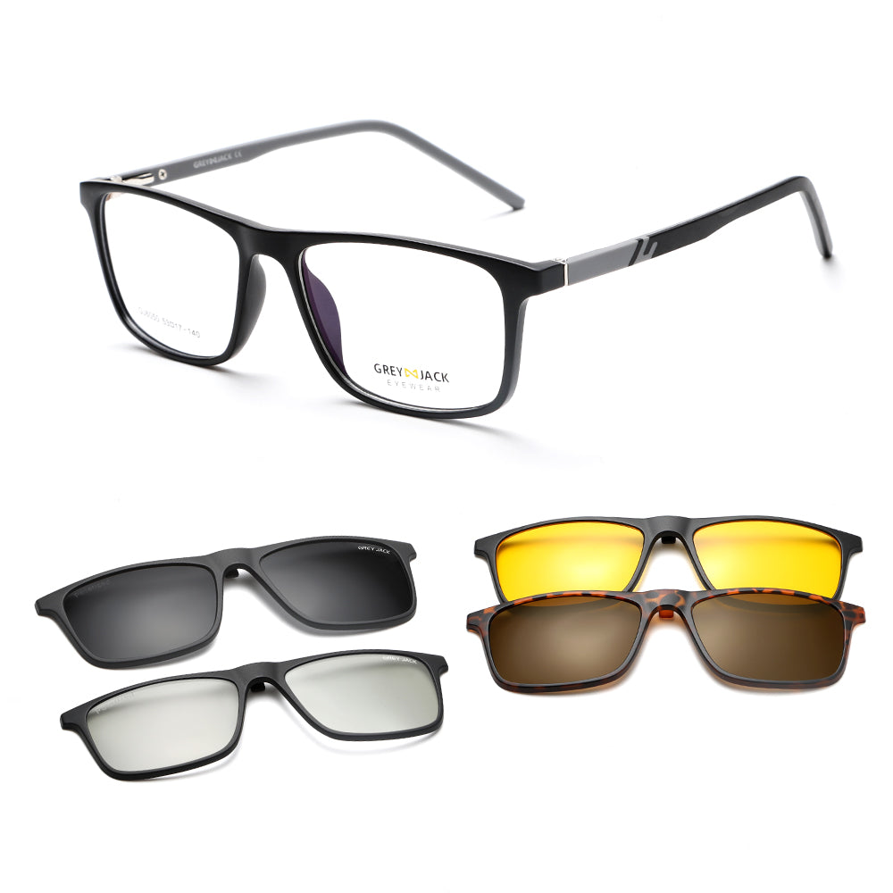 Matte Black Grey Frame