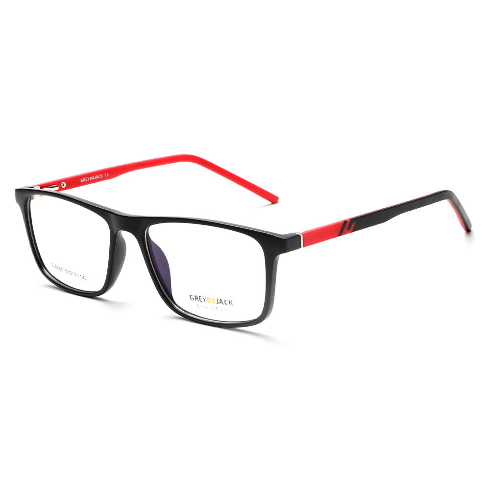 Matte Black Red Frame