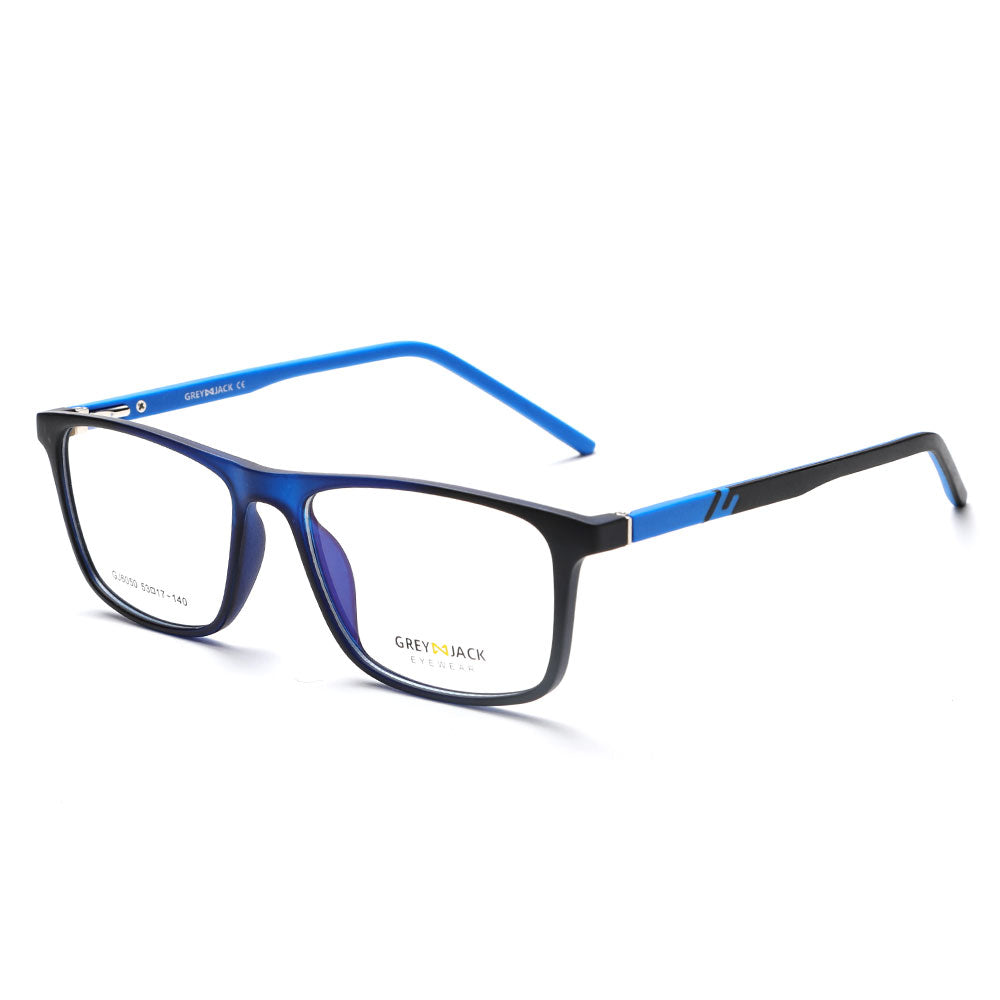 Matte Black Blue Frame