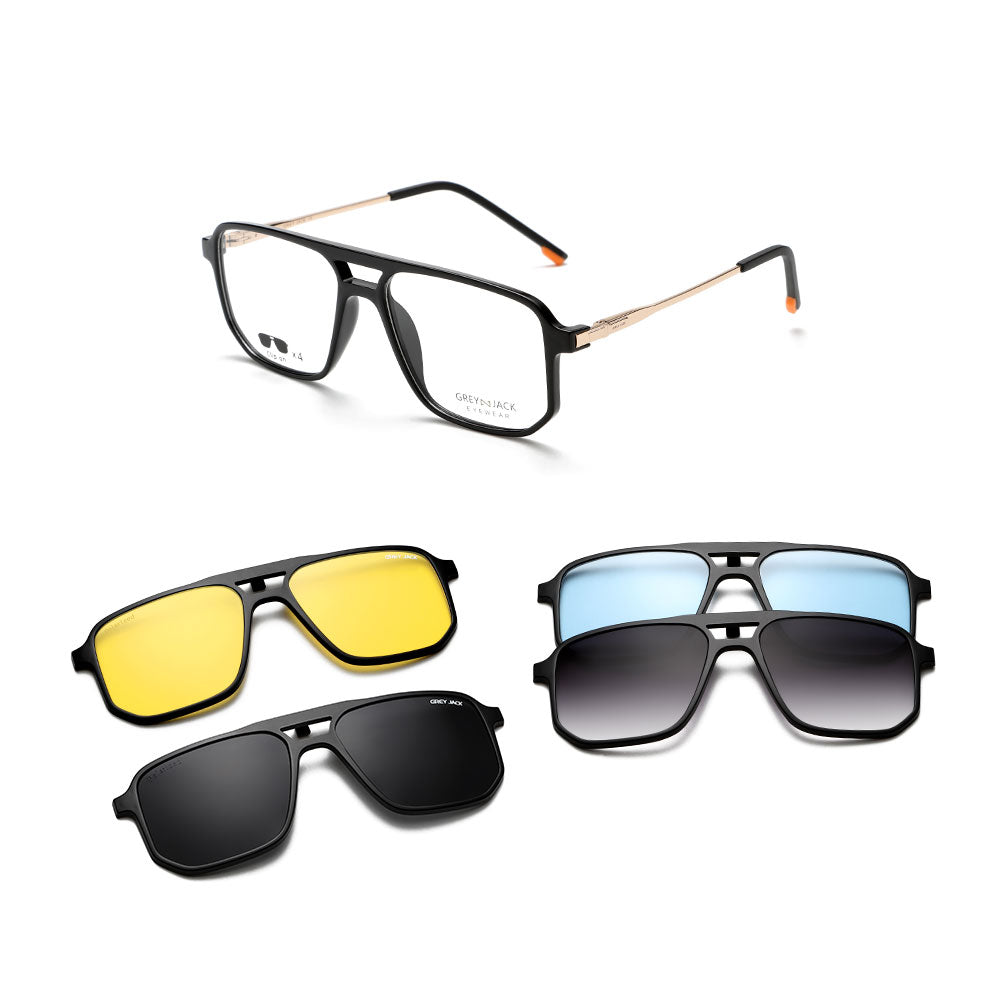 Shine Black Gold Frame