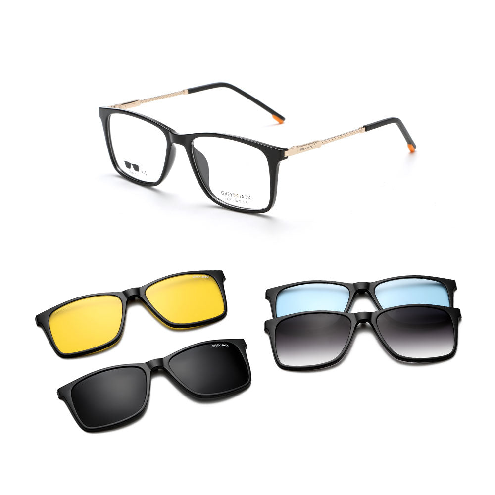 Shine Black Gold Frame