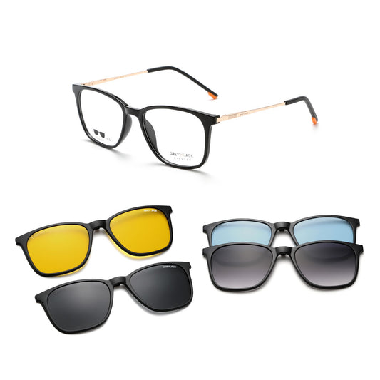 Shine Black Gold Frame