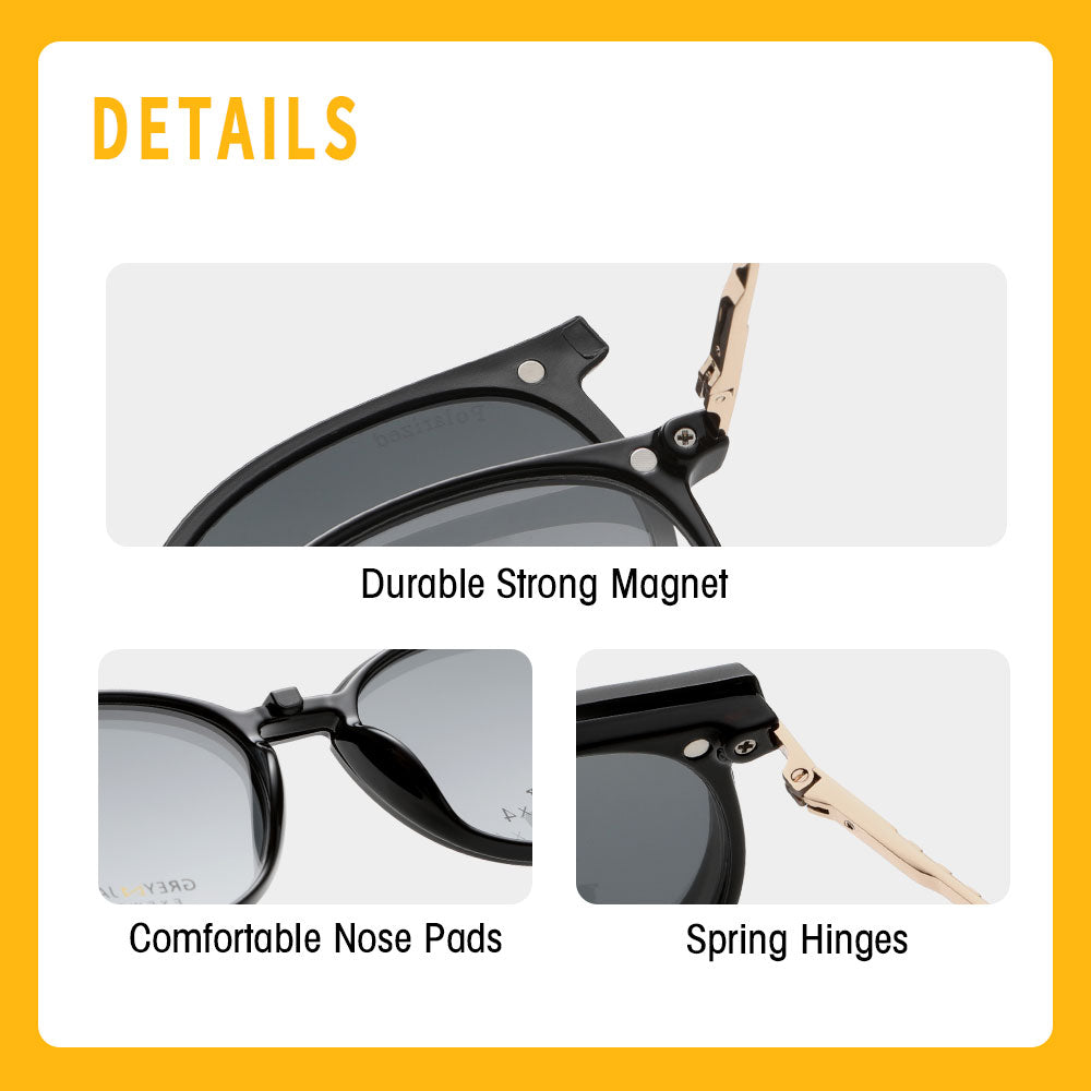 Shine Black Gold Frame