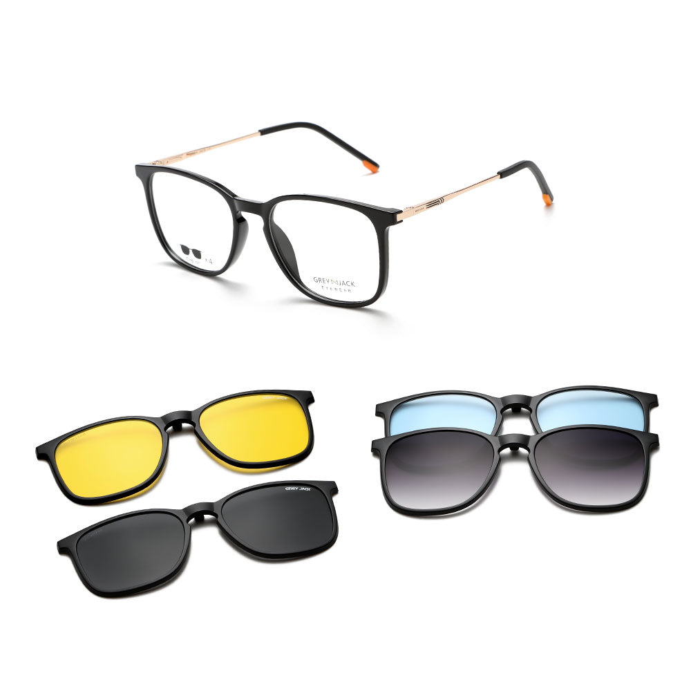 Shine Black Gold Frame