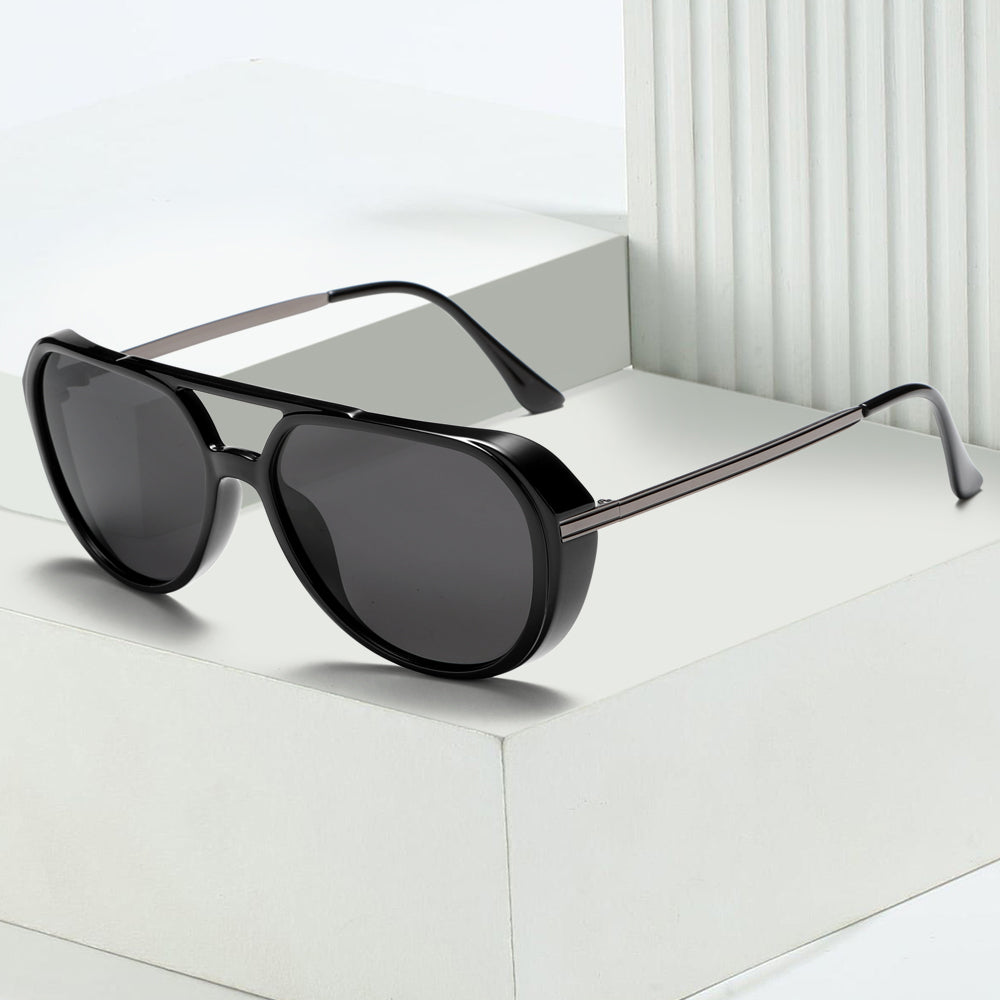 Men Retro Casual Pilot All-Match Polarized Sunglasses