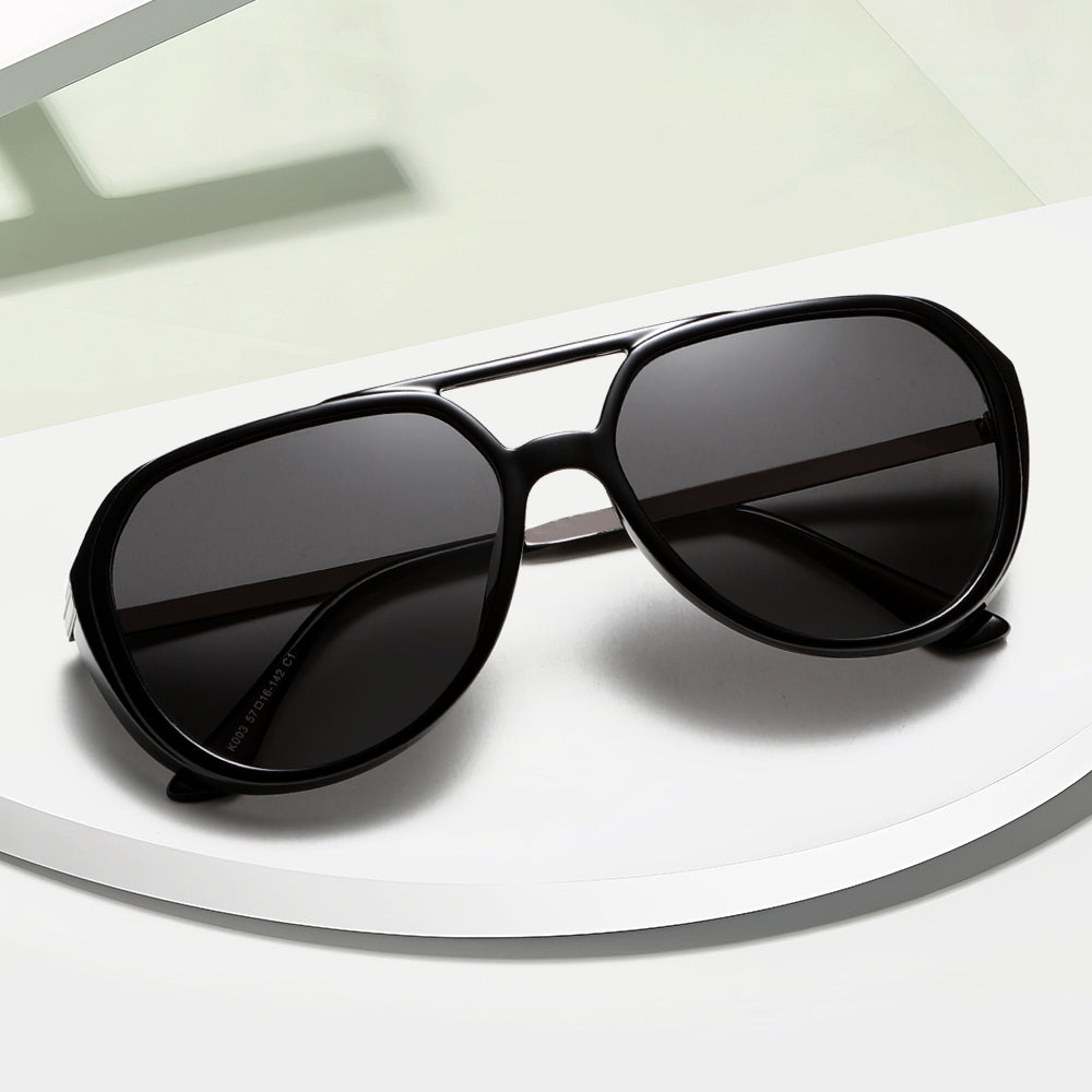 Men Retro Casual Pilot All-Match Polarized Sunglasses