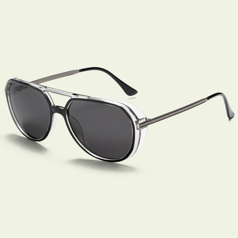 Men Retro Casual Pilot All-Match Polarized Sunglasses