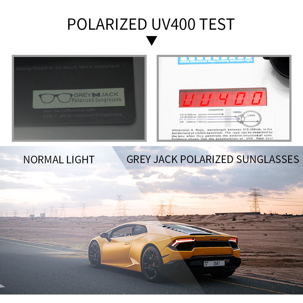 Silver Black Frame Black Lens