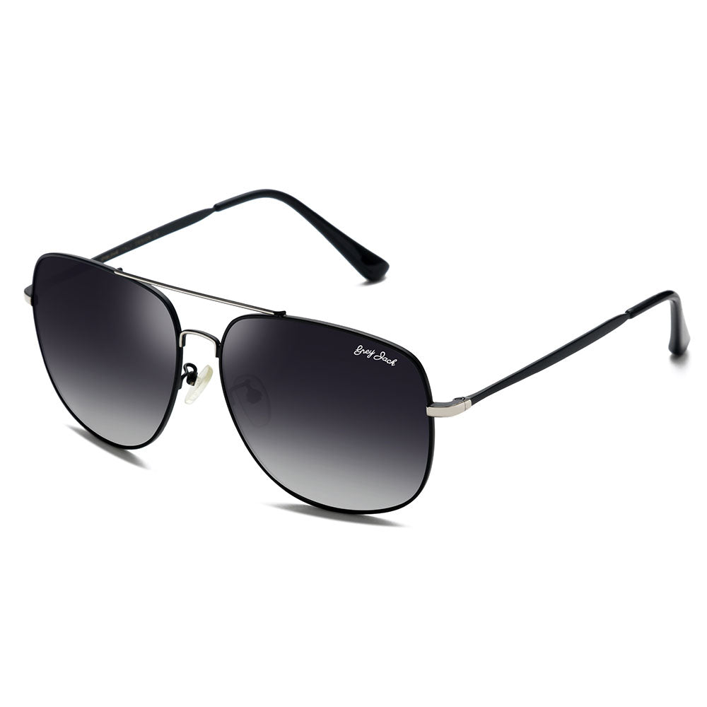 Silver Black Frame Double Black Lens