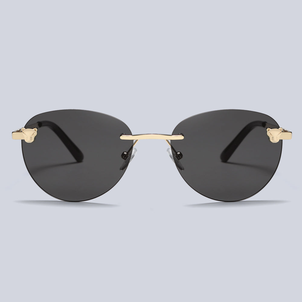 Metal Rimless Vinatge Elegant Fashion Y2K Sunglasses S2262
