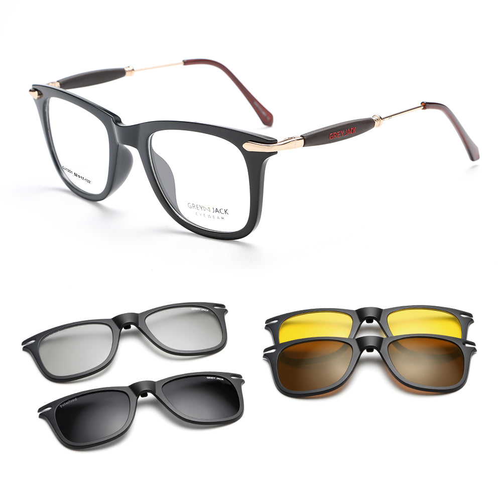 Shine Black Gold Frame