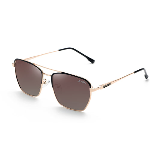 Gold Frame Brown Lens